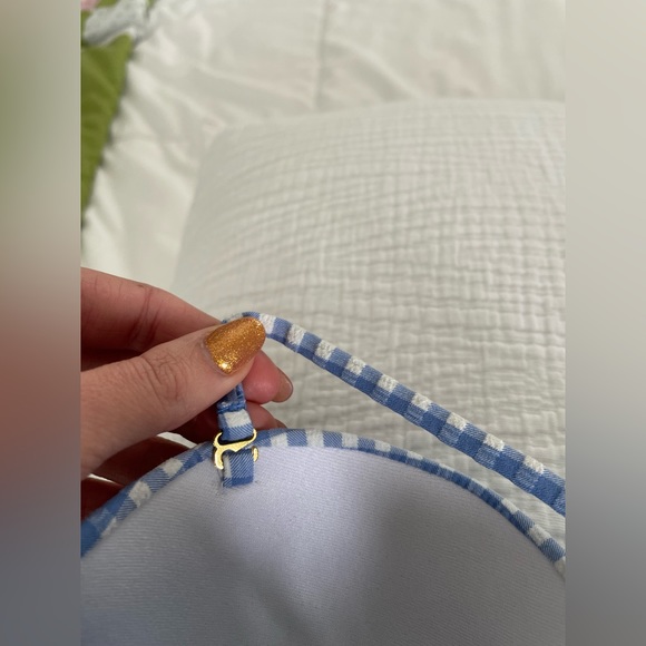 Vigoss brand checkered high waisted swim suit - Picture 2 of 7